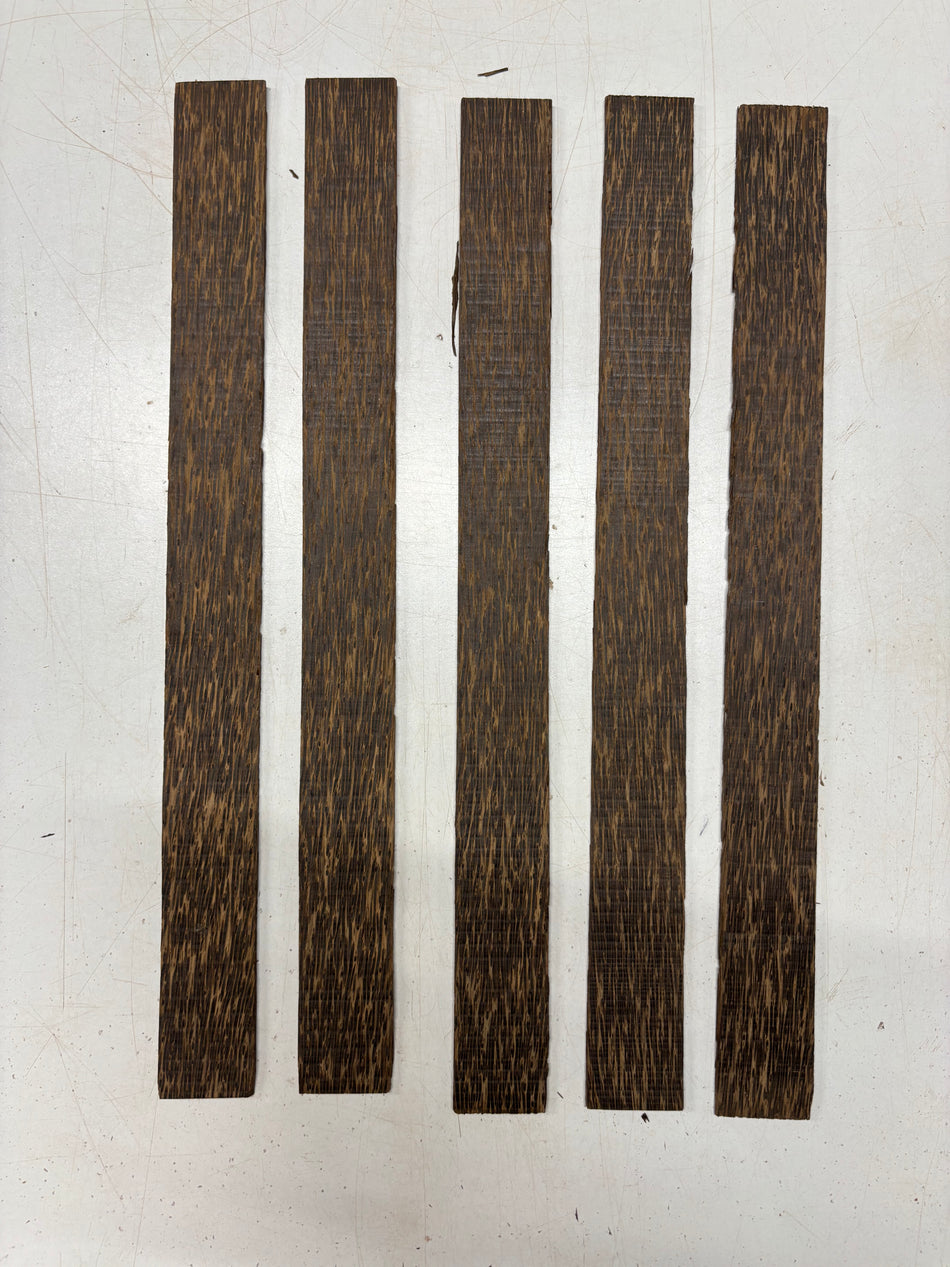5 Pack, Black Palm Thin Stock Lumber 16" x 1-1/2" x 1/8" #5481