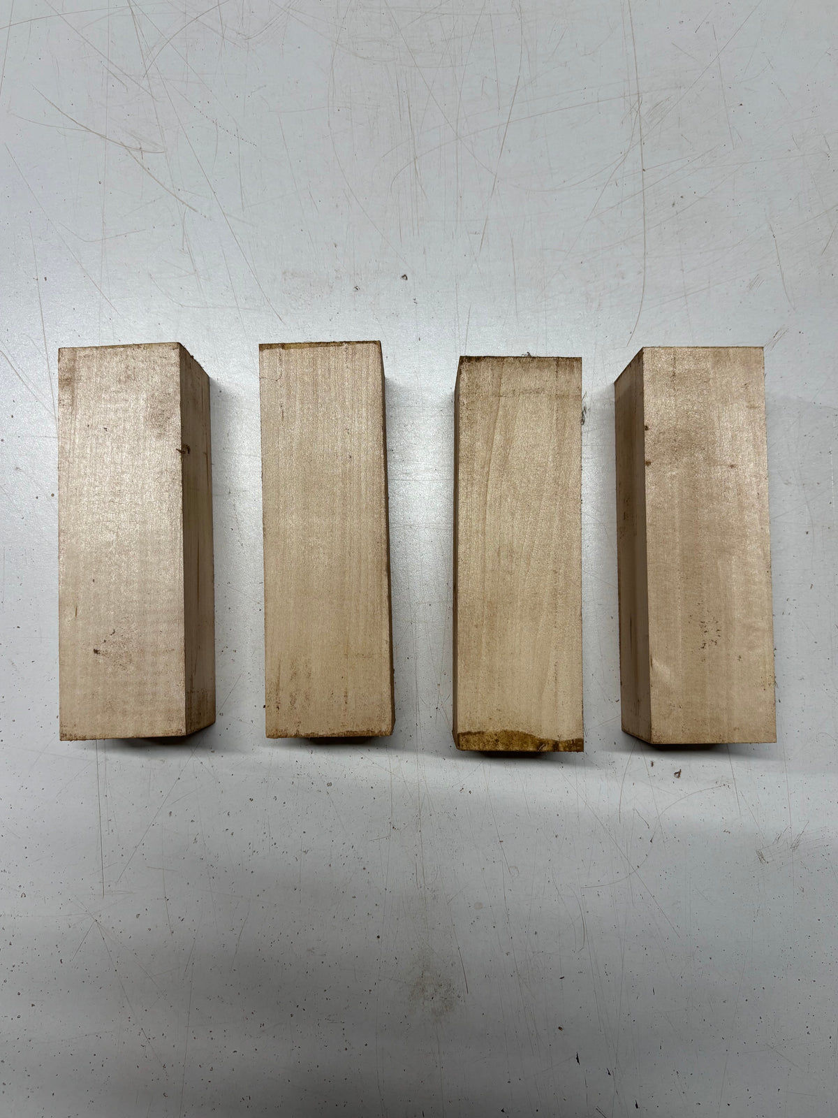 4 Pack, Basswood Turning Wood Blanks 6"x2"x2"#6478 - Exotic Wood Zone