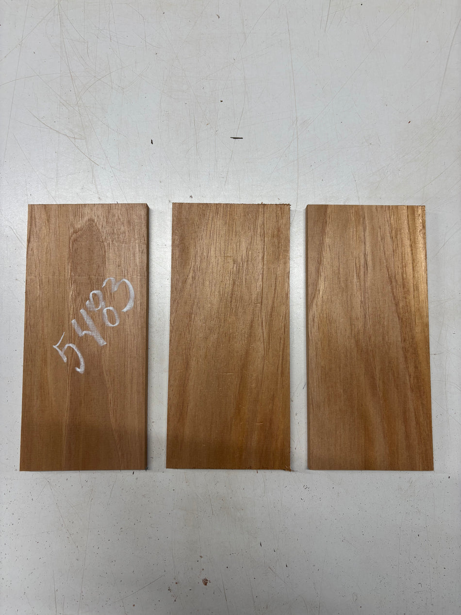 3 Pack, Spanish Cedar Thin Stock Lumber 10-1/2" x 4-3/4" x 1/2" #5483