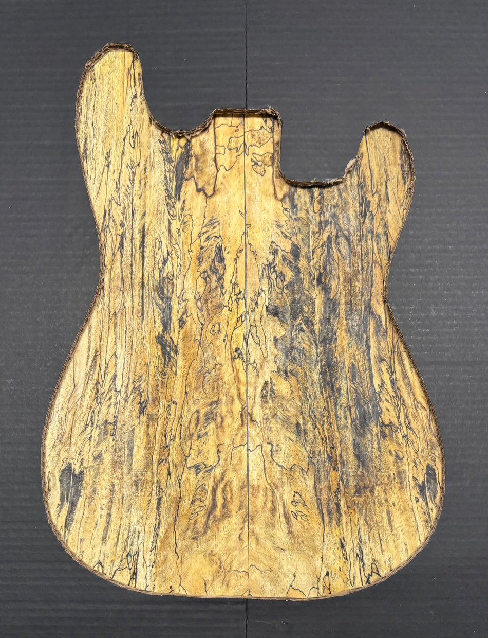 Spalted Tamarind Guitar Drop Top 22" x 7-3/8" x 3/8" #550