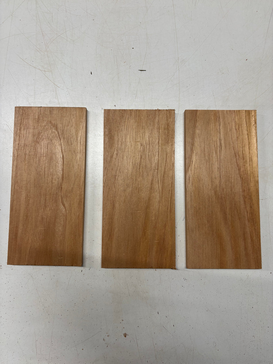 3 Pack, Spanish Cedar Thin Stock Lumber 10-1/2" x 4-3/4" x 1/2" #5483