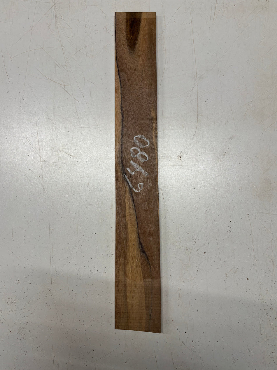 1 Piece, Malaysian Blackwood Fingerboard Blank 21"x2-7/8"x3/8"#6480