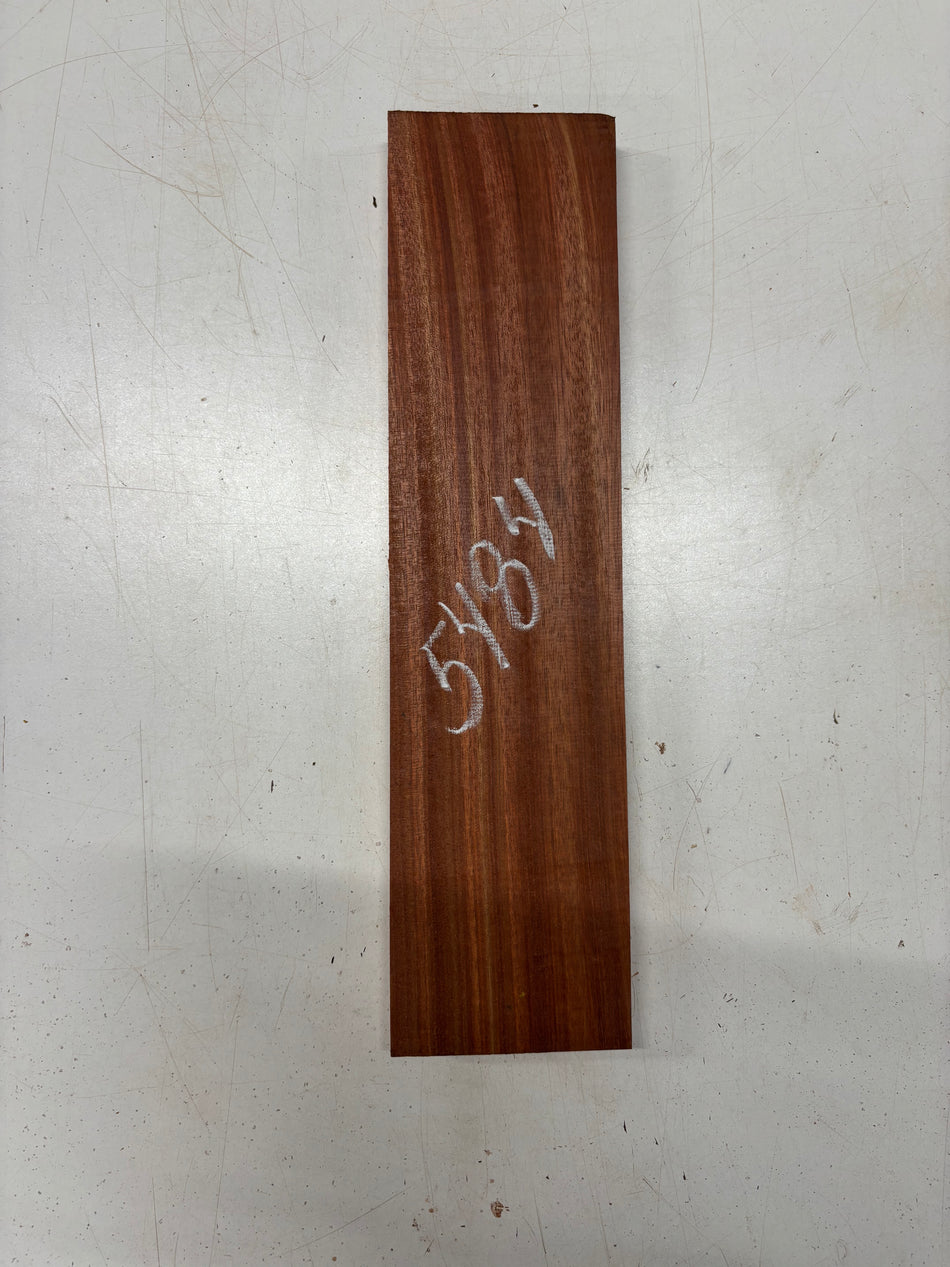 1 Piece, Bloodwood Thin Stock Lumber 15-3/4" x 3-7/8" x 7/8" #5484