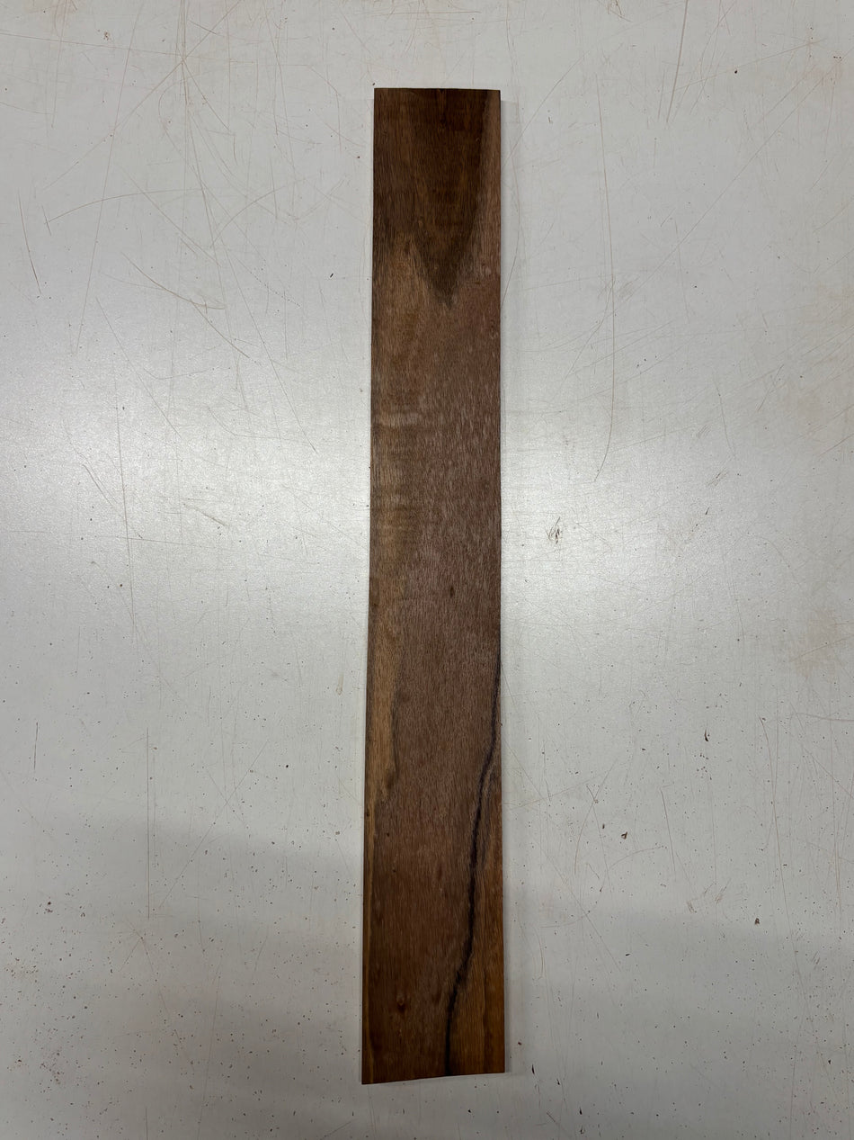 1 Piece, Malaysian Blackwood Fingerboard Blank 21"x2-7/8"x3/8"#6480