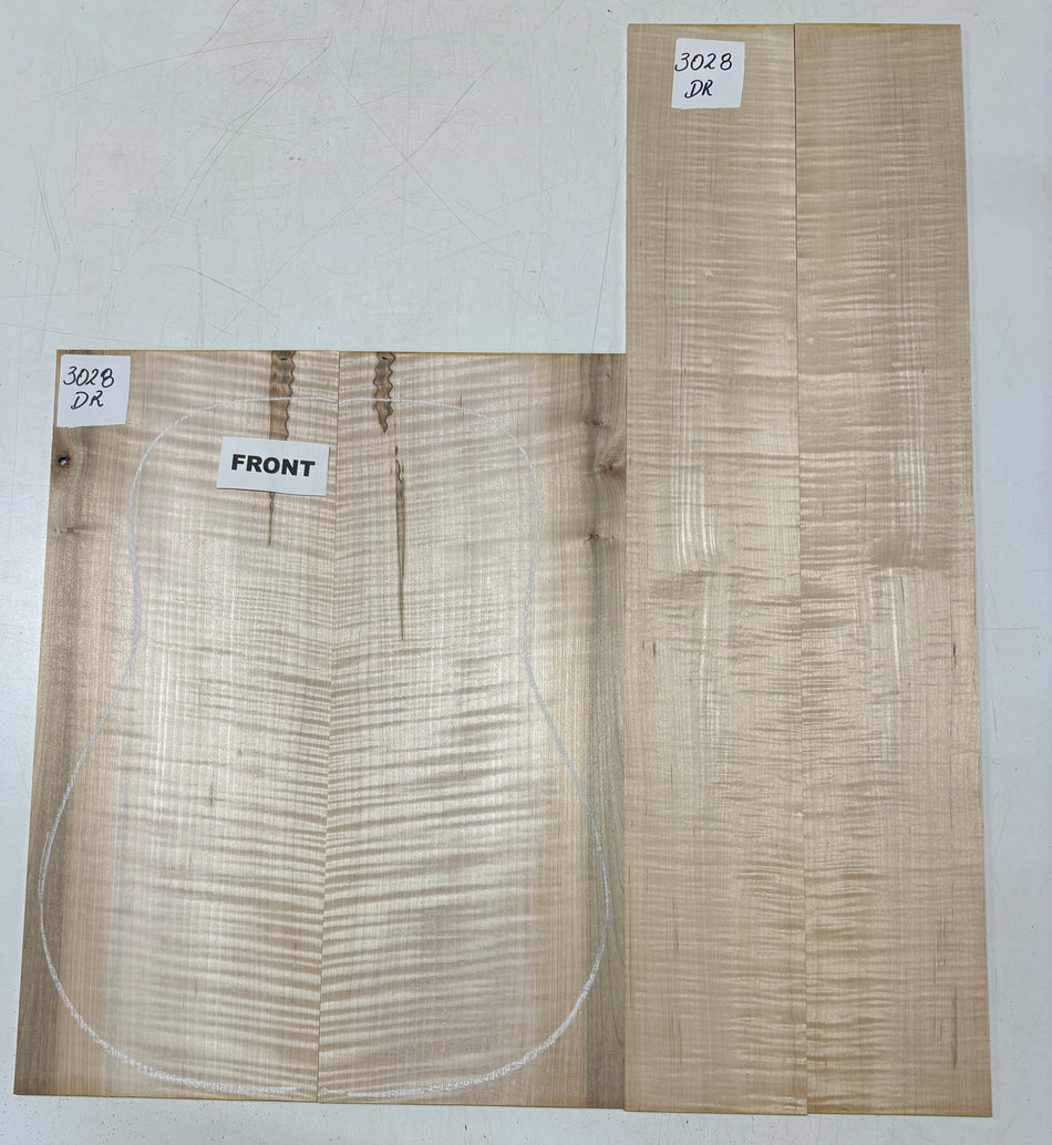 Tapas colgantes para guitarra con diseño de libro de arce duro Flame #24