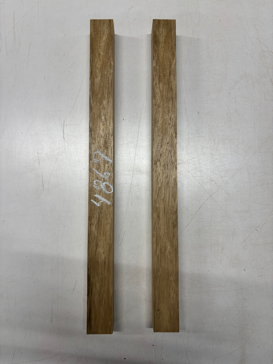 2 Pack, White Limba Turning Wood Blanks 23" x 1-3/4" x 1-3/4"#4869