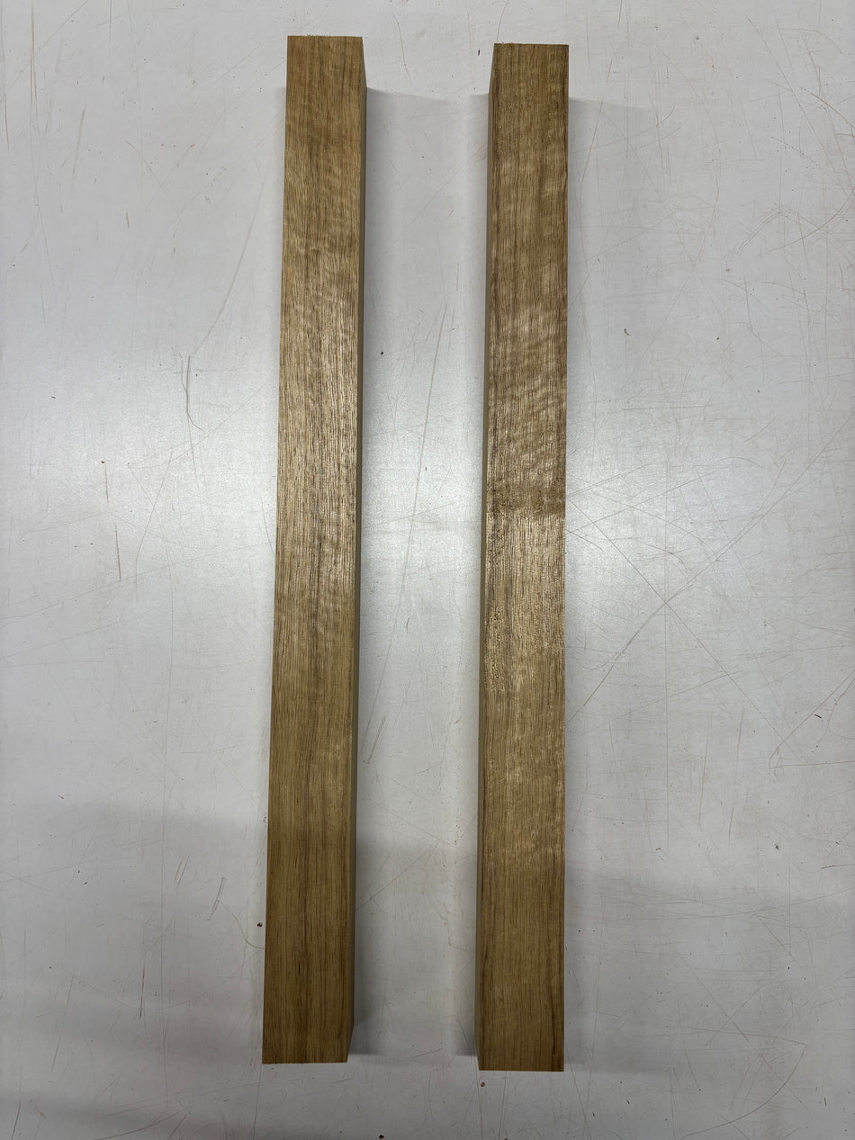 2 Pack, White Limba Turning Wood Blanks 23" x 1-3/4" x 1-3/4"#4869