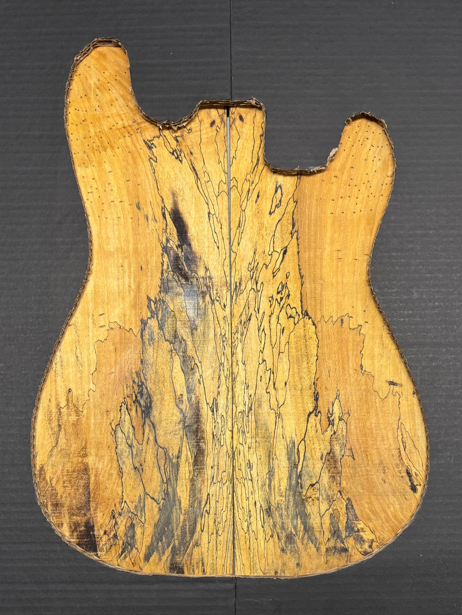 Spalted Tamarind Guitar Drop Top 22" x 7-3/8" x 3/8" #552