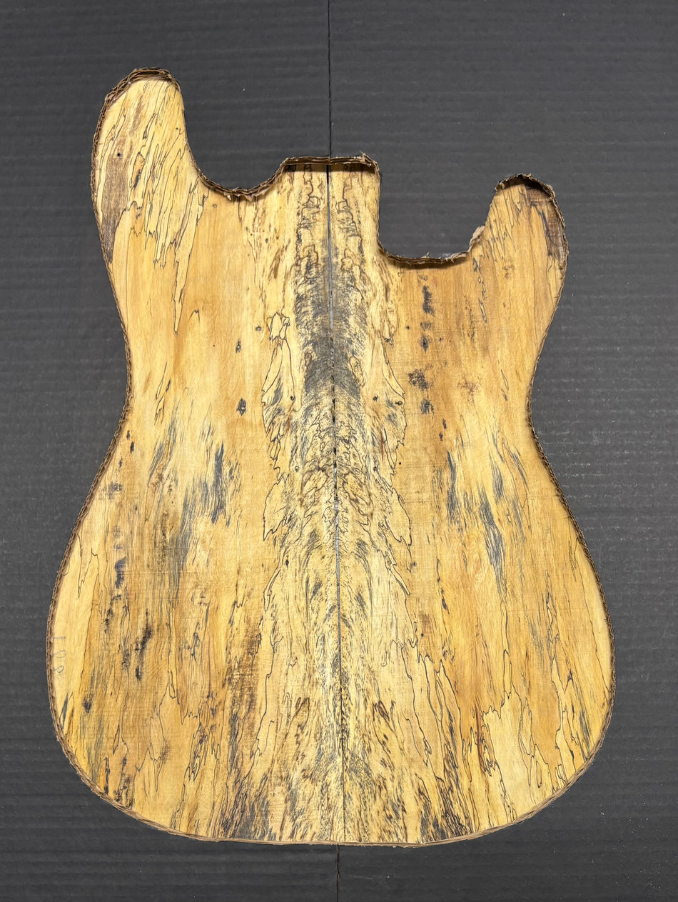Spalted Tamarind Guitar Drop Top 22" x 7-3/8" x 3/8" #553