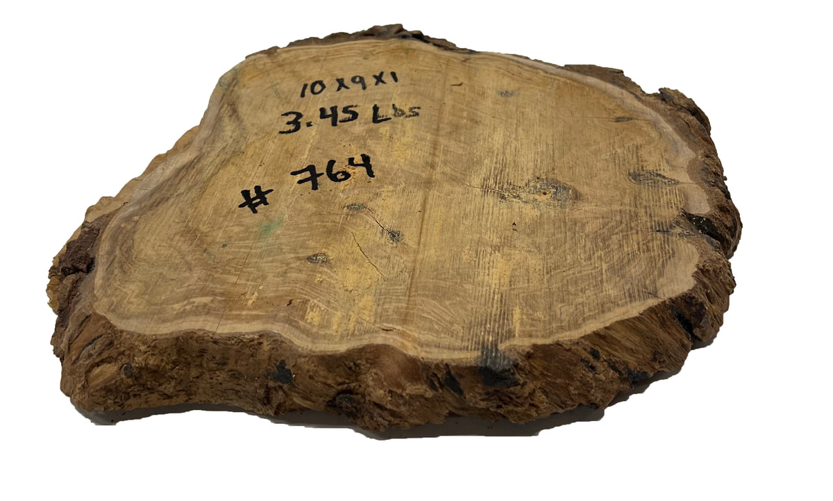 Brown Mallee Burl Cookies | 10" x 9" x 1" | 3.45 lbs | #764 - Exotic Wood Zone - Buy online Across USA 