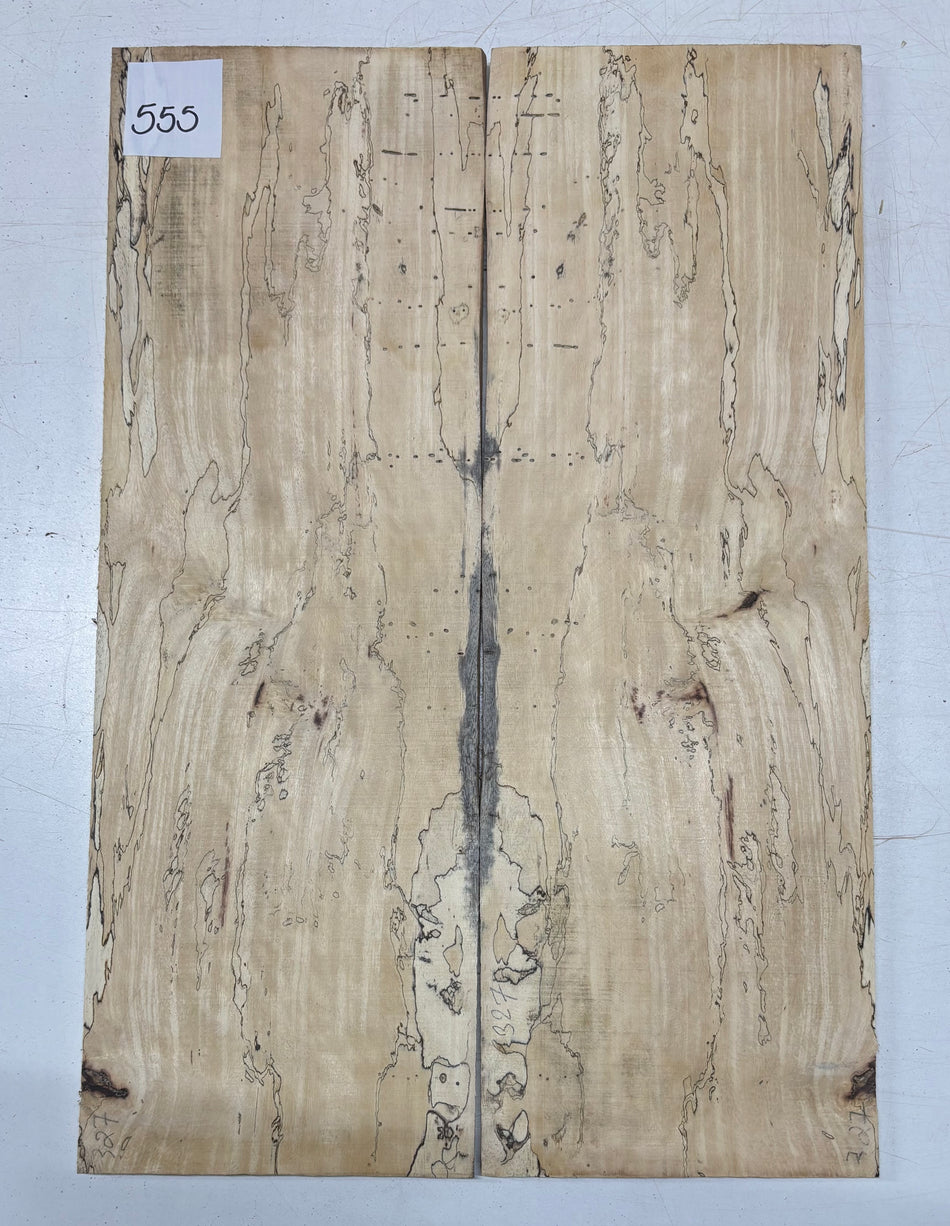 Spalted Tamarind Guitar Drop Top 22" x 7-3/8" x 3/8" #555