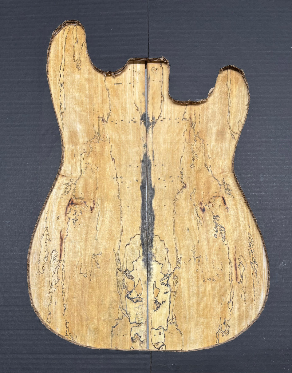 Spalted Tamarind Guitar Drop Top 22" x 7-3/8" x 3/8" #555