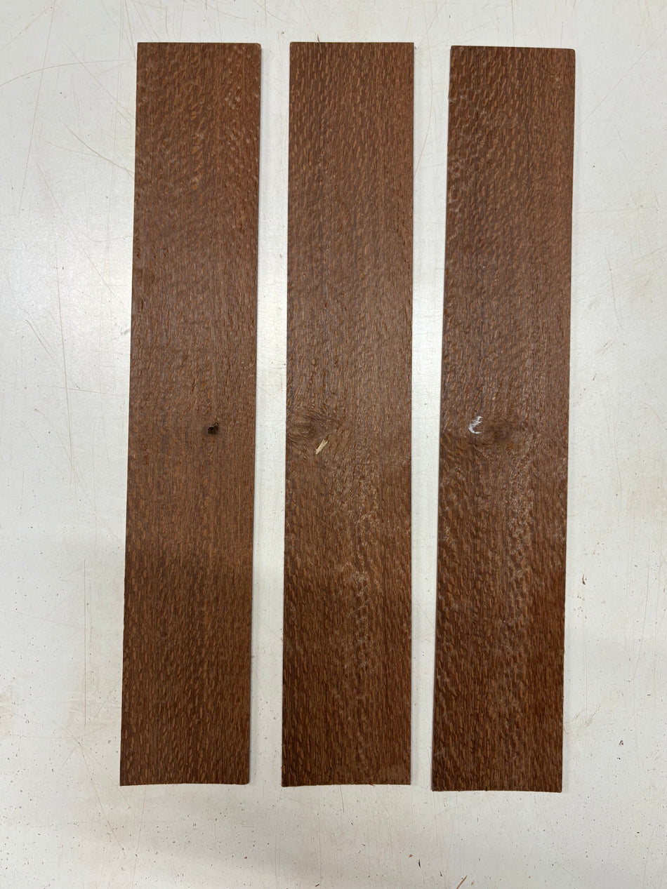 3 Pack, Leopardwood Thin Stock Lumber 18" x 3" x 1/8" #5494