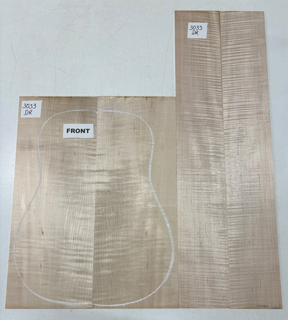Tapas colgantes para guitarra con diseño de libro de arce duro Flame #24