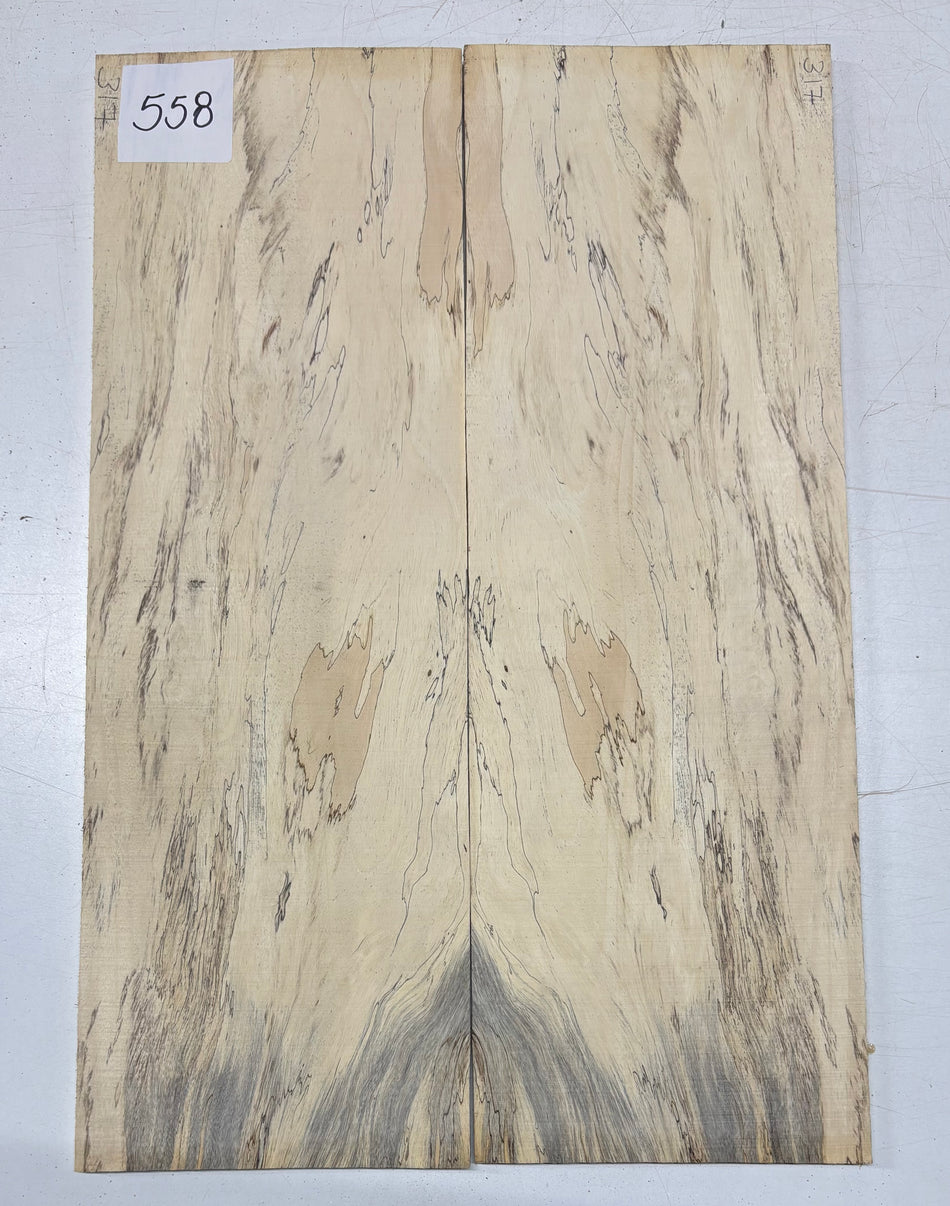 Spalted Tamarind Guitar Drop Top 22" x 7-3/8" x 3/8" #558