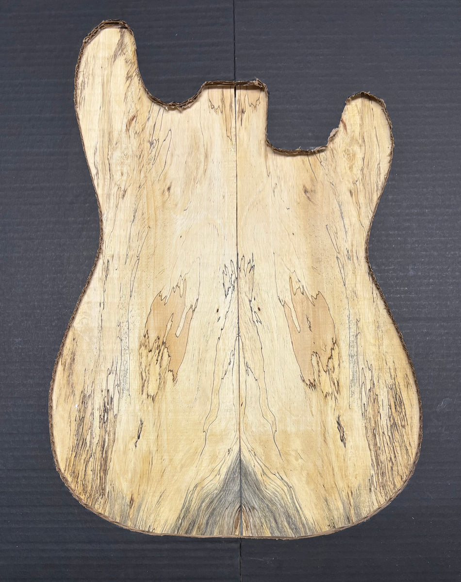 Spalted Tamarind Guitar Drop Top 22" x 7-3/8" x 3/8" #558