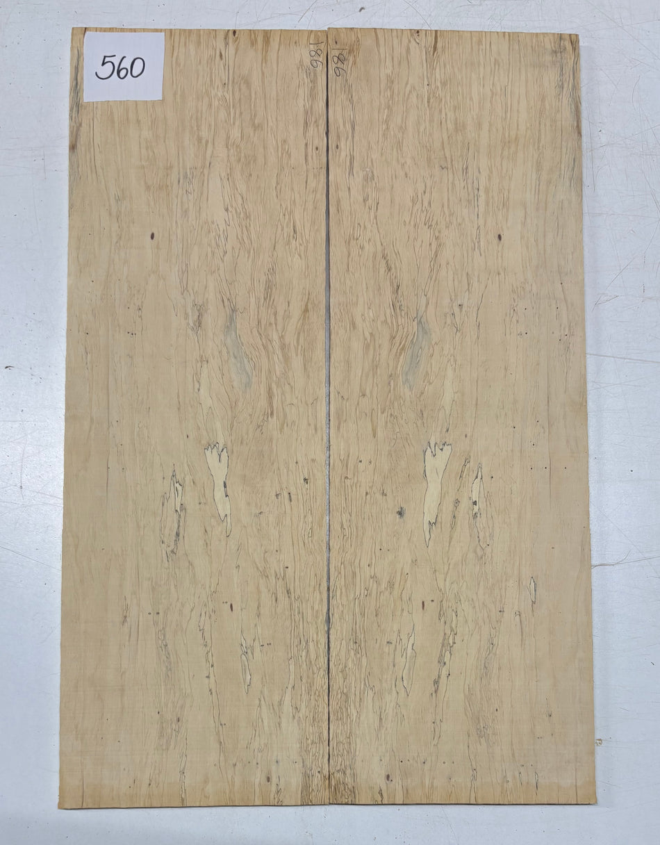 Spalted Tamarind Guitar Drop Top 22" x 7-3/8" x 3/8" #560