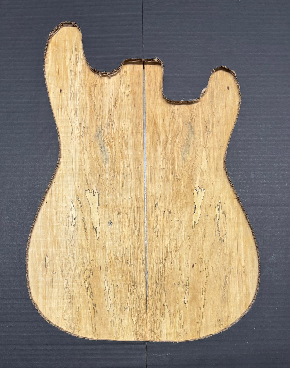 Spalted Tamarind Guitar Drop Top 22" x 7-3/8" x 3/8" #560