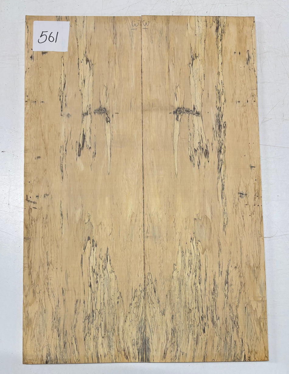 Spalted Tamarind Guitar Drop Top 22" x 7-3/8" x 3/8" #561