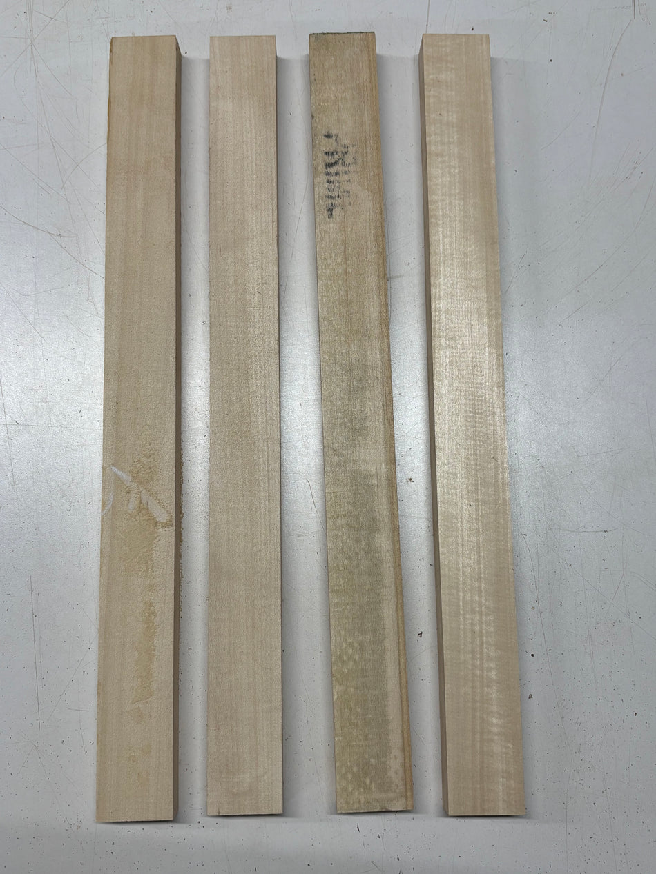 4 Pack, Basswood Thin Stock Lumber 21"x1-7/8"x1"#7186