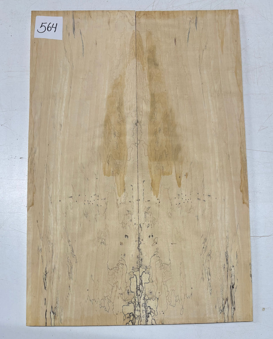 Spalted Tamarind Guitar Drop Top 22" x 7-3/8" x 3/8" #564