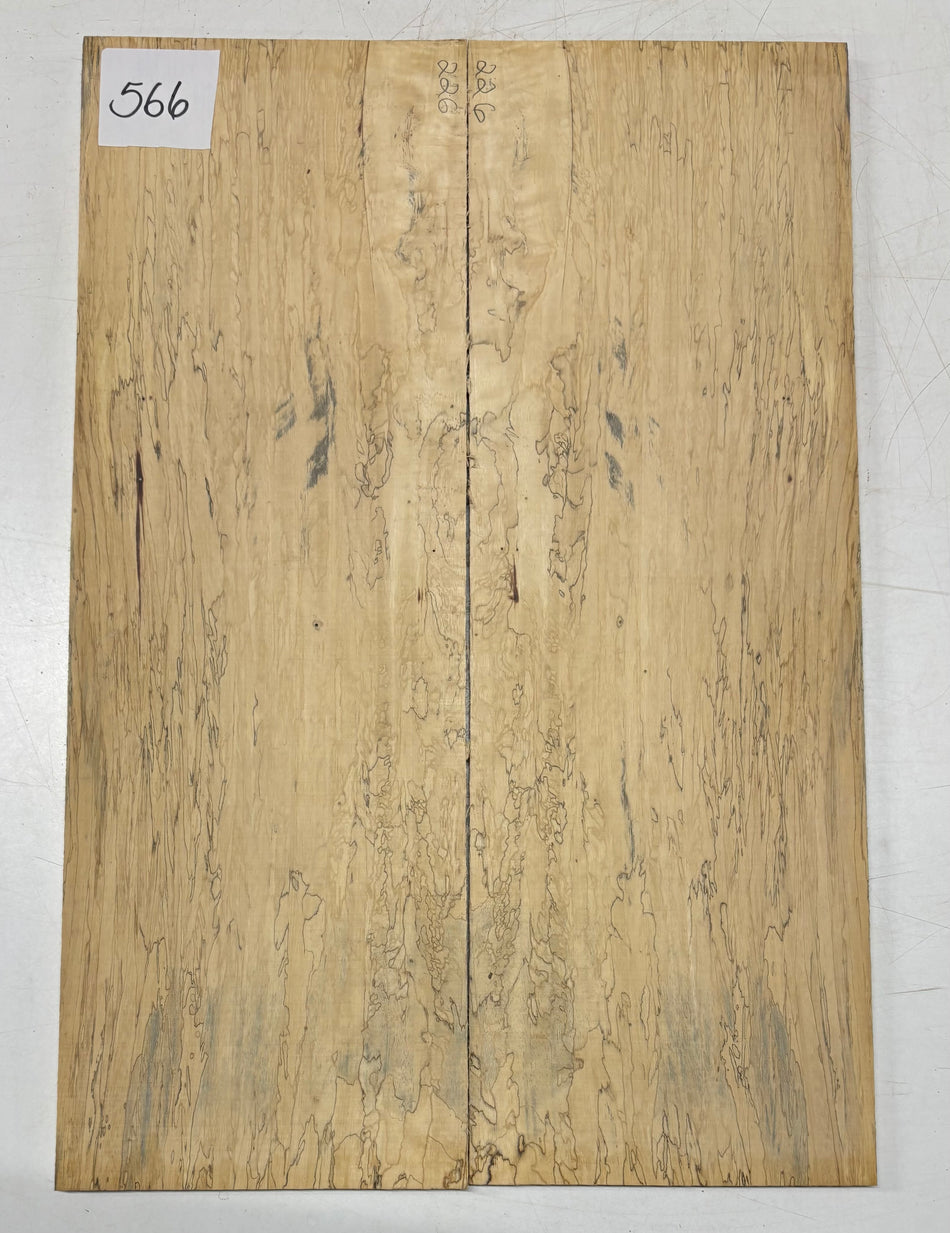 Spalted Tamarind Guitar Drop Top 22" x 7-3/8" x 3/8" #566