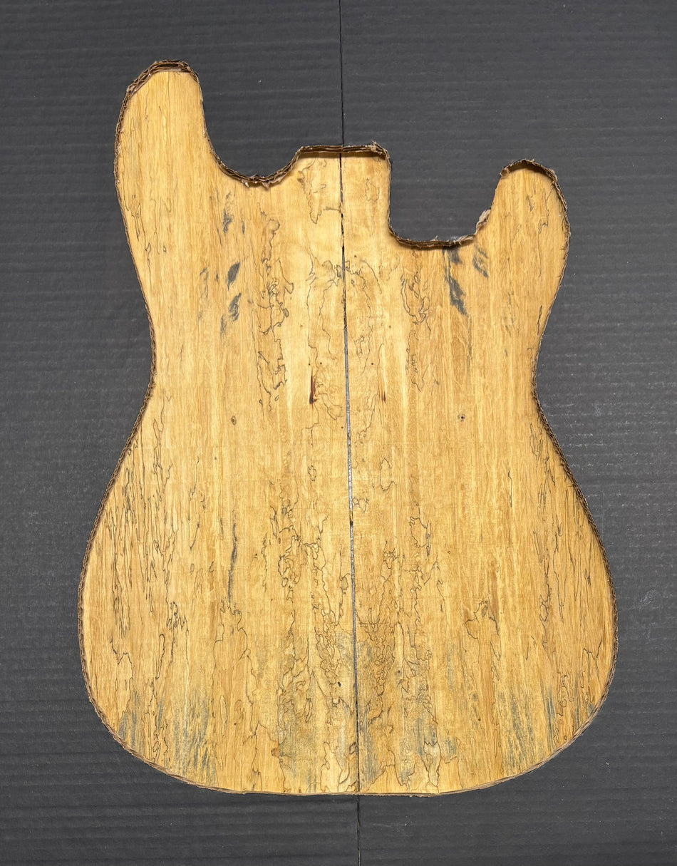 Spalted Tamarind Guitar Drop Top 22" x 7-3/8" x 3/8" #566