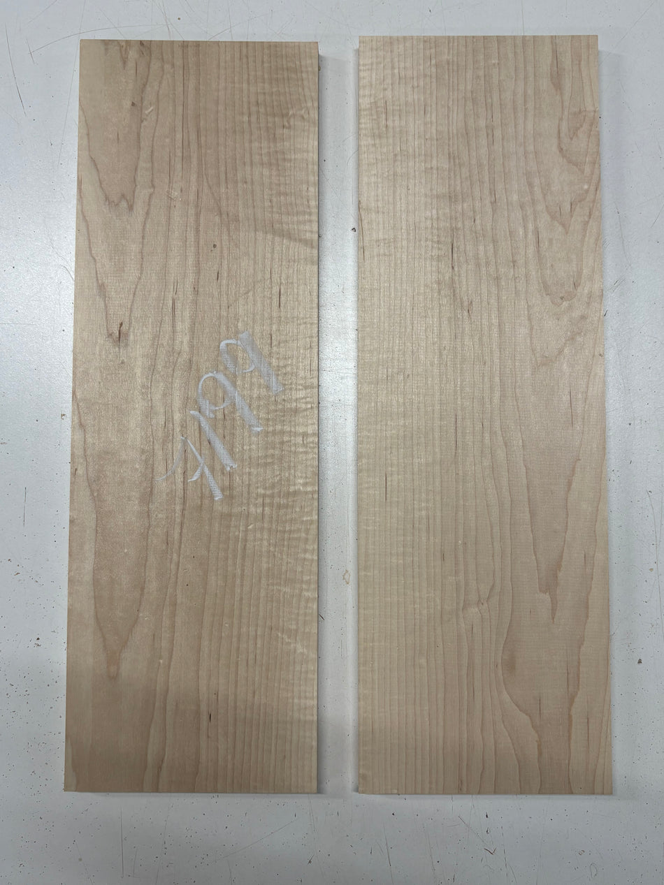 2 Pack, Hard Maple Thin Stock Lumber 18-7/8"x6"x1/2"#7199