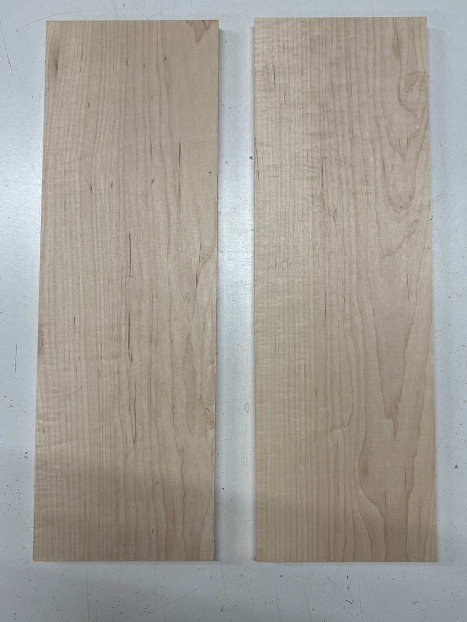 2 Pack, Hard Maple Thin Stock Lumber 18-7/8"x6"x1/2"#7199