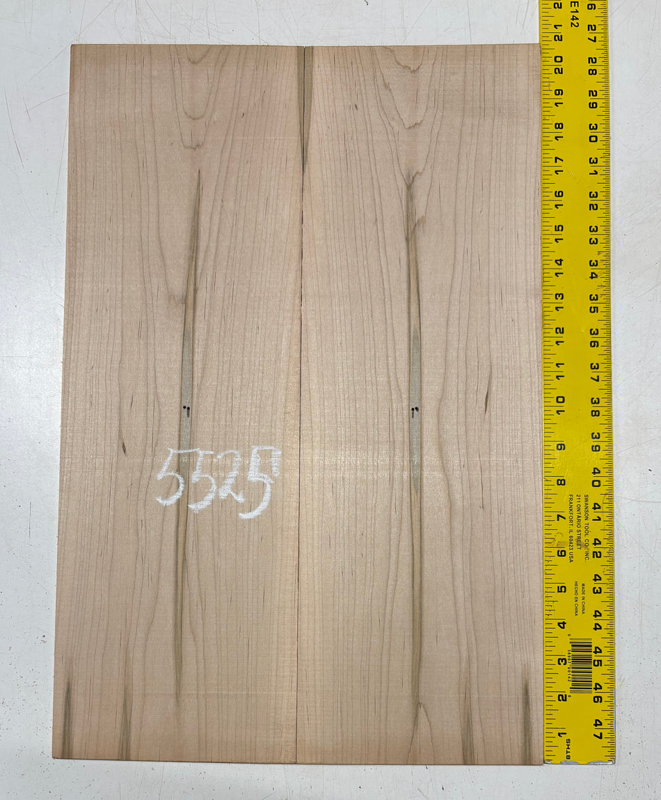 Ambrosia Maple Parlor Guitar Back Set 20-1/2" x 6-3/4" x 3/16" #5525