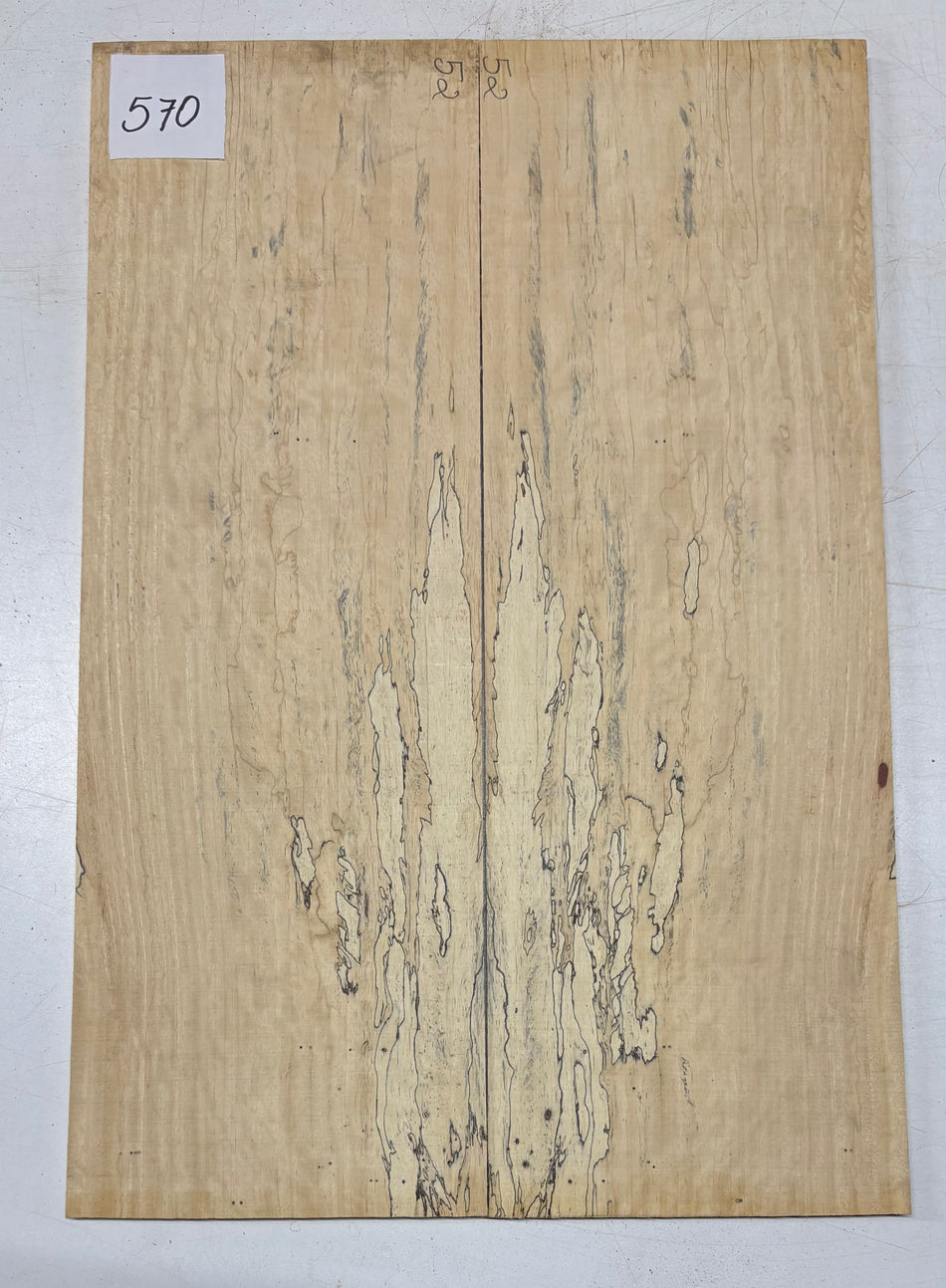 Spalted Tamarind Guitar Drop Top 22" x 7-3/8" x 3/8" #570