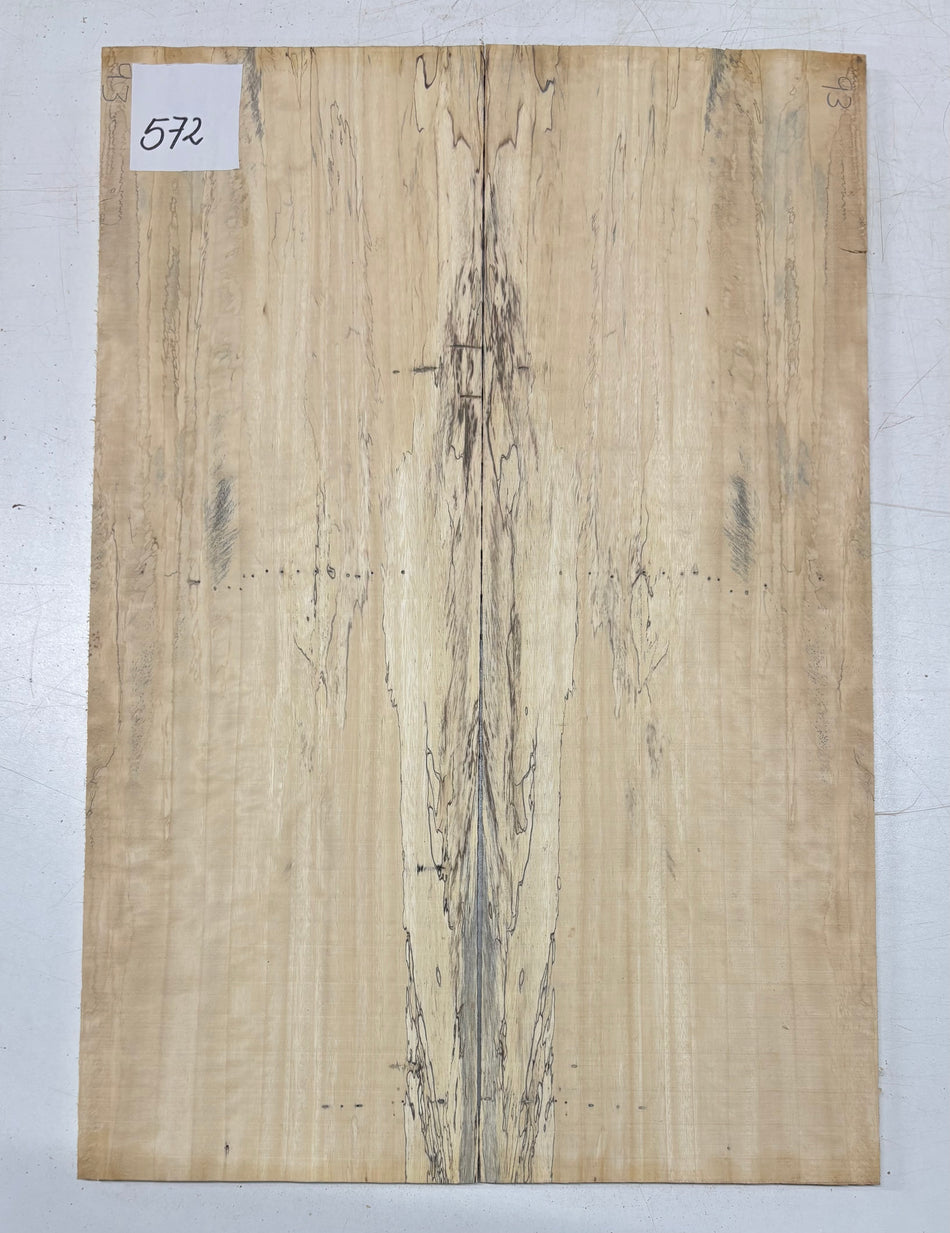 Spalted Tamarind Guitar Drop Top 22" x 7-3/8" x 3/8" #572