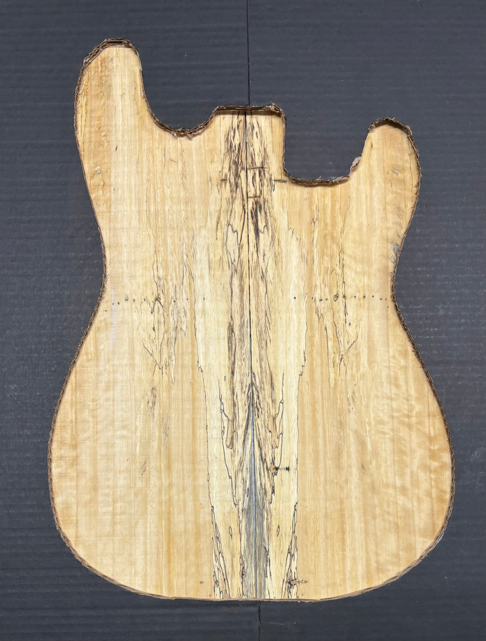 Spalted Tamarind Guitar Drop Top 22" x 7-3/8" x 3/8" #572