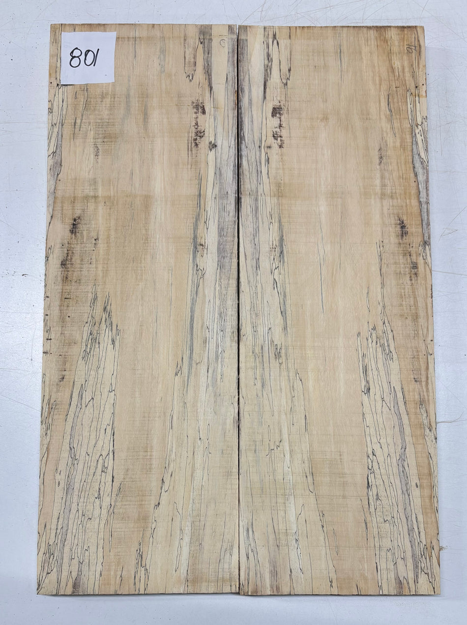 Spalted Tamarind Guitar Carved Top - 22-1/4” x 7-1/2” x 7/8” #801