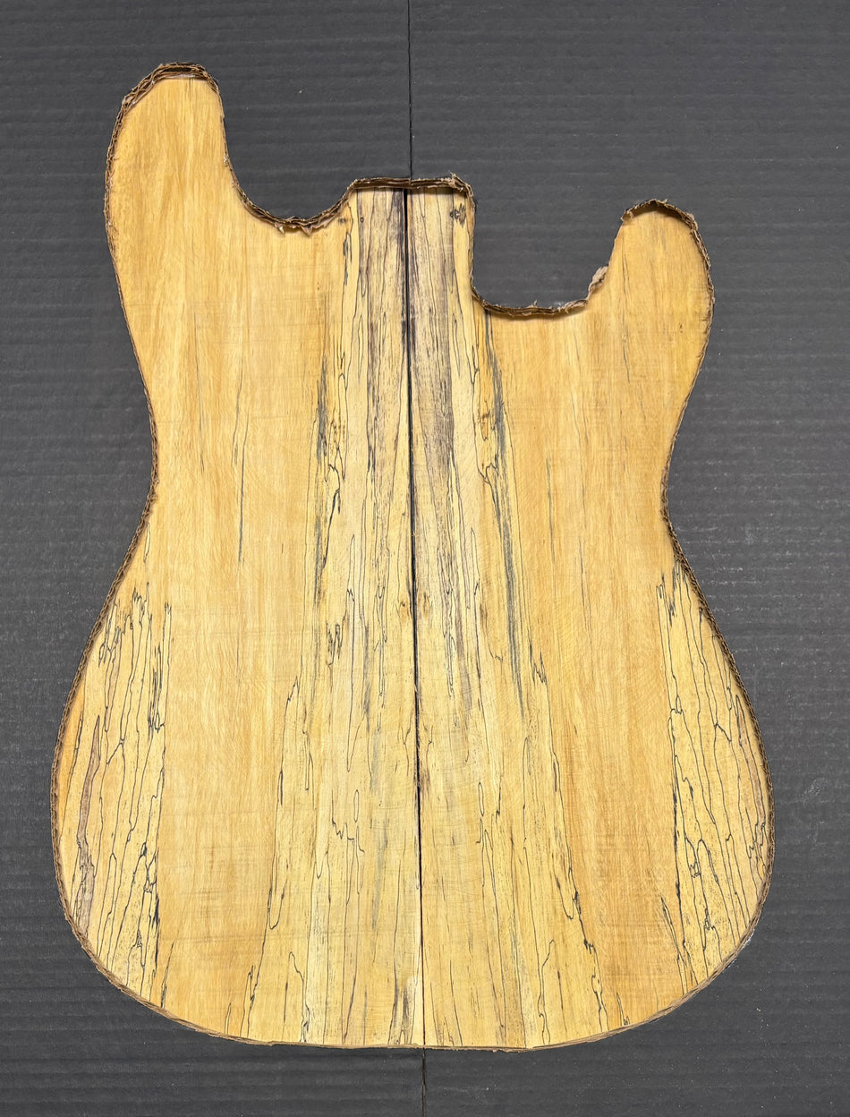 Spalted Tamarind Guitar Carved Top - 22-1/4” x 7-1/2” x 7/8” #801