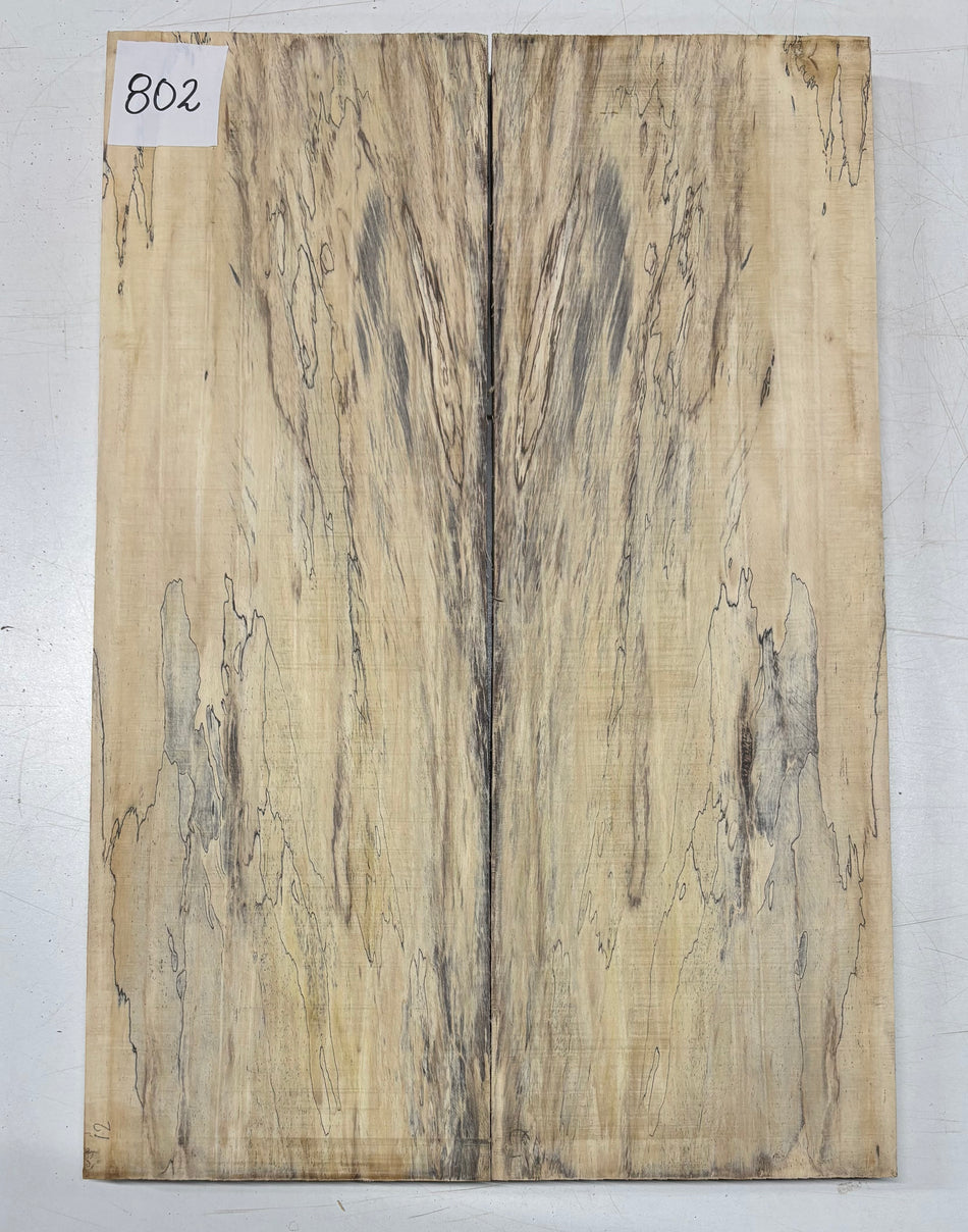 Spalted Tamarind Guitar Carved Top - 22-1/4” x 7-1/2” x 7/8” #802