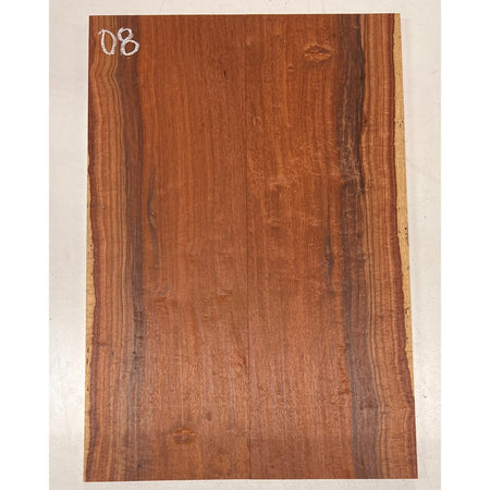 Granadillo Bookmatched Guitar Drop Tops 21" x 7-1/4" x 3/8" #08 - Exotic Wood Zone - Buy online Across USA 