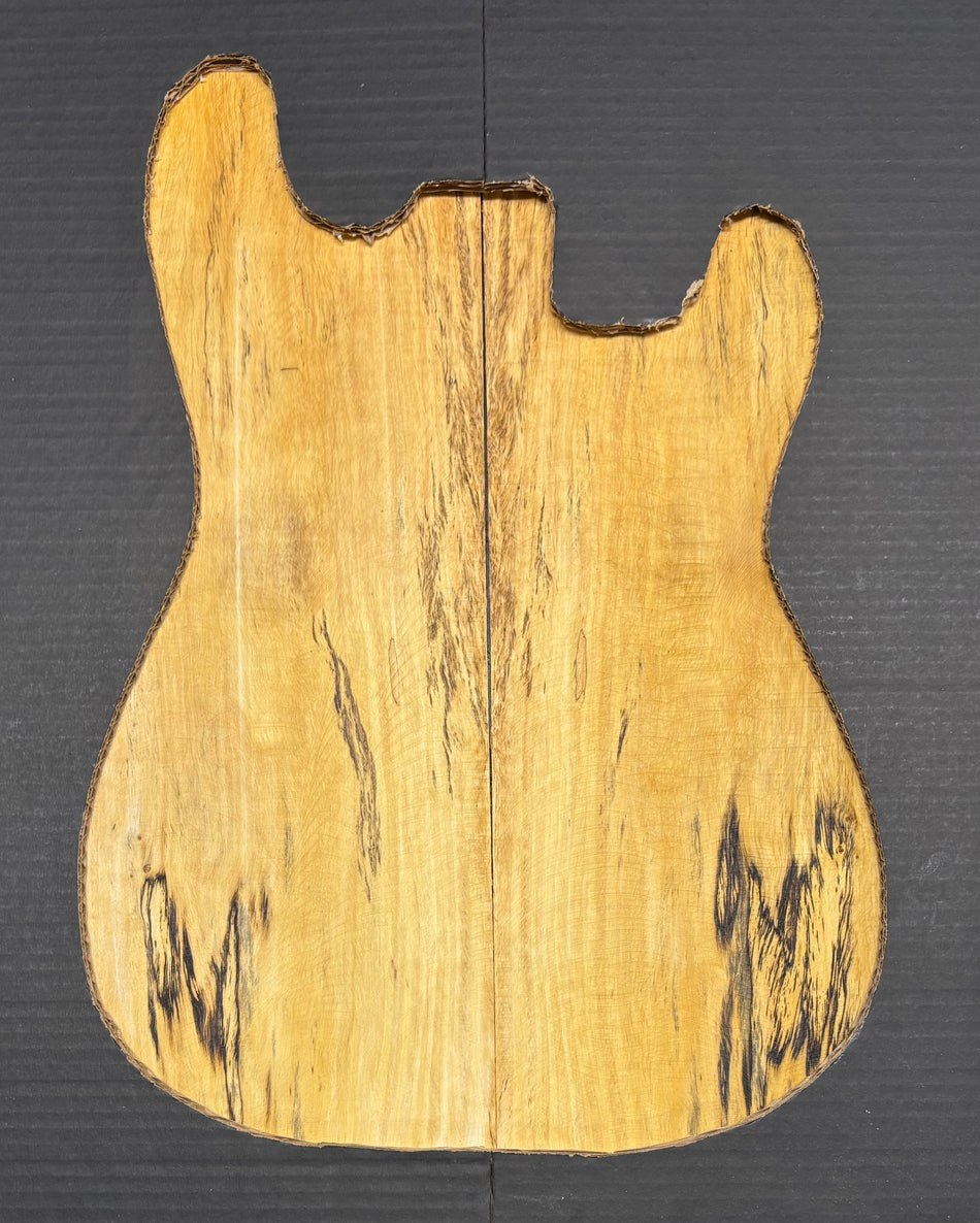 Spalted Tamarind Guitar Carved Top - 22-1/4” x 7-1/2” x 7/8” #804