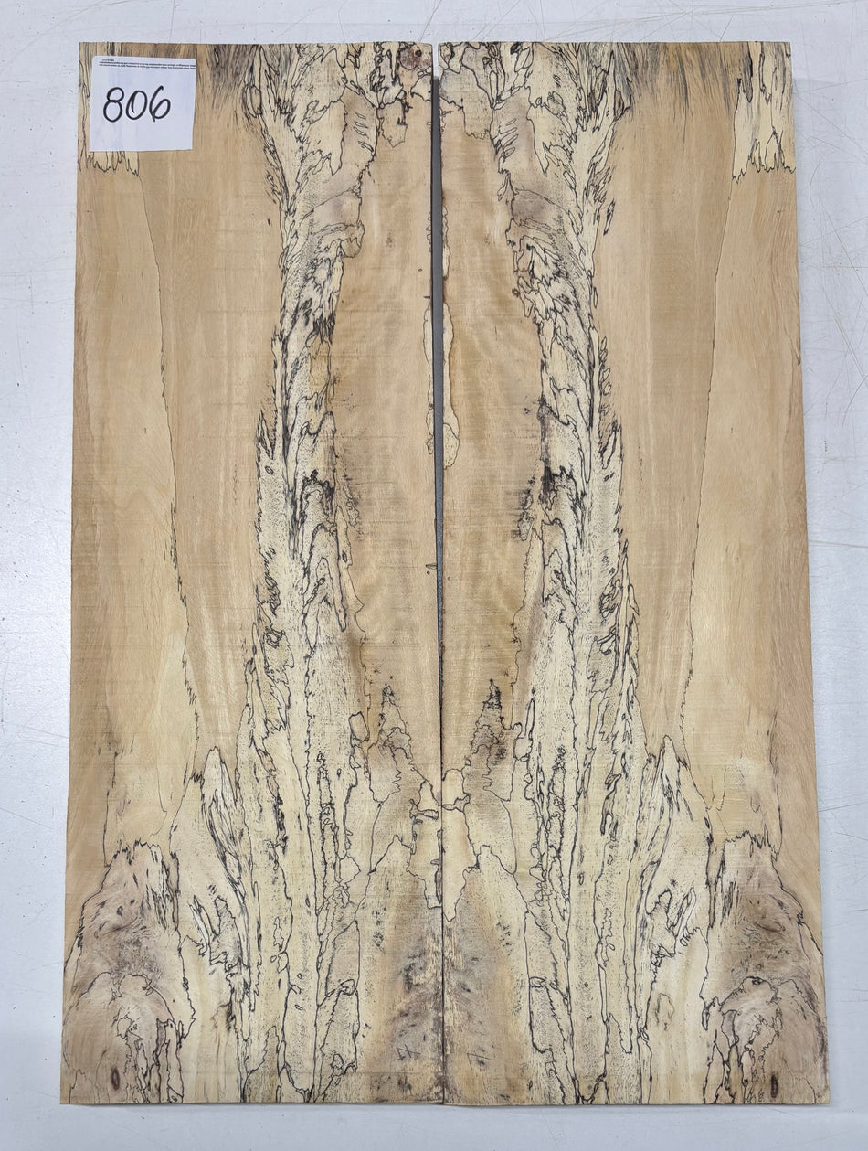 Spalted Tamarind Guitar Carved Top - 22-1/4” x 7-1/2” x 7/8” #806