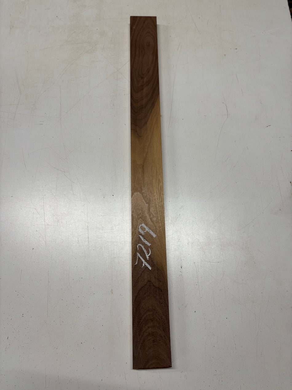 1 Piece, Walnut Guitar Neck Blank 36"x3"x1"#7219