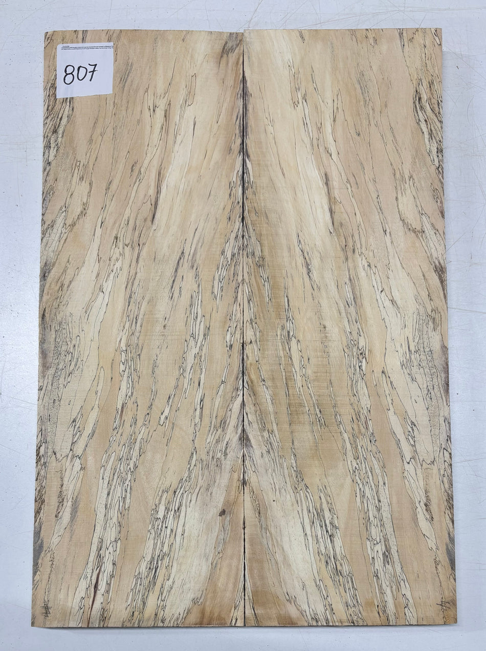 Spalted Tamarind Guitar Carved Top - 22-1/4” x 7-1/2” x 7/8” #807