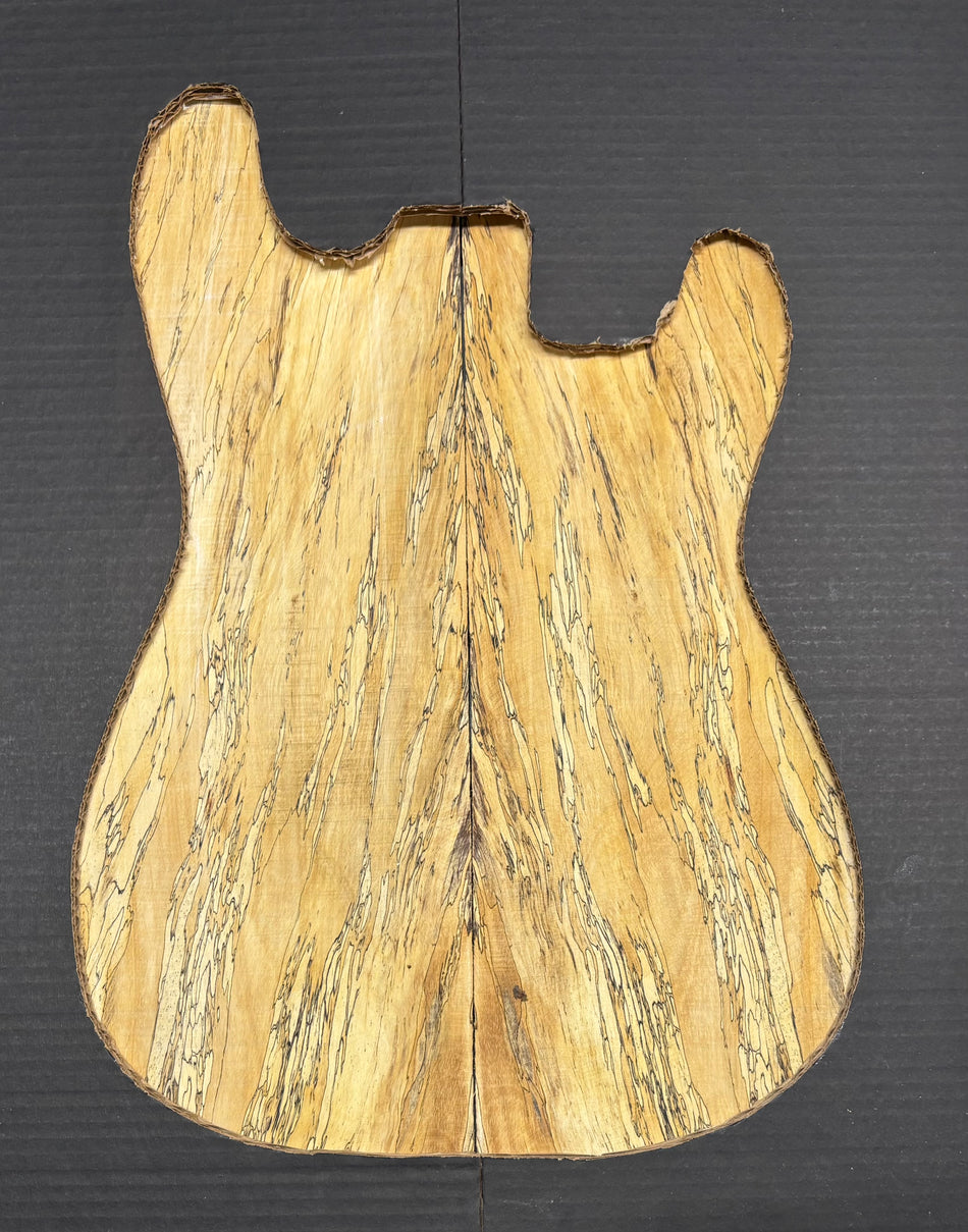 Spalted Tamarind Guitar Carved Top - 22-1/4” x 7-1/2” x 7/8” #807