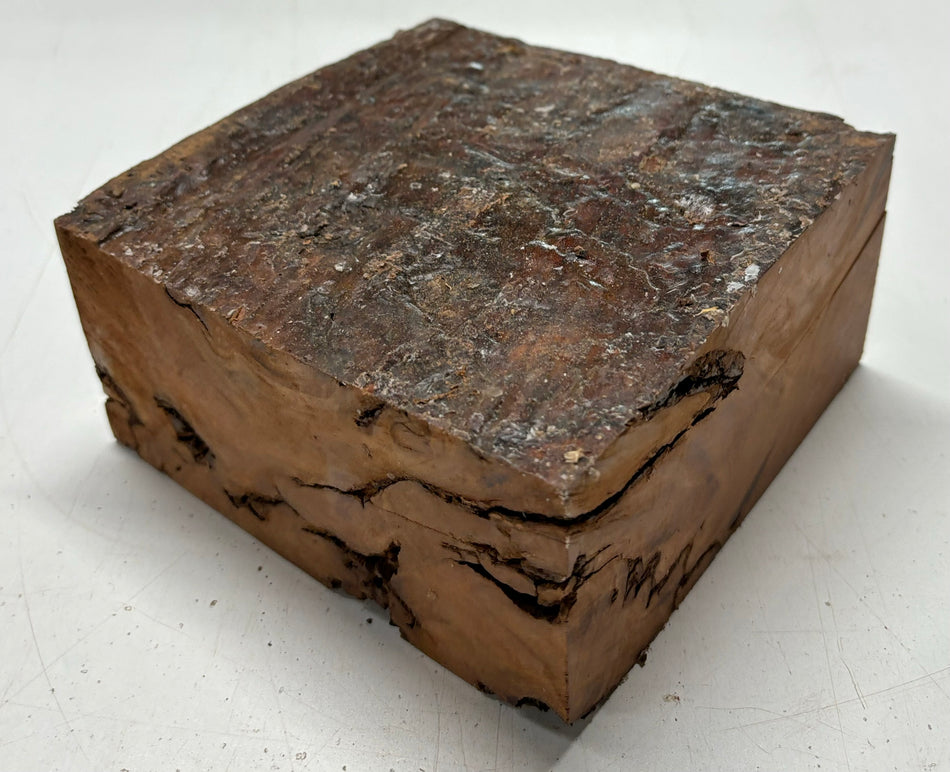 Australian Red Gum Bowl Blank 6" x 5-3/4" x 3" #01