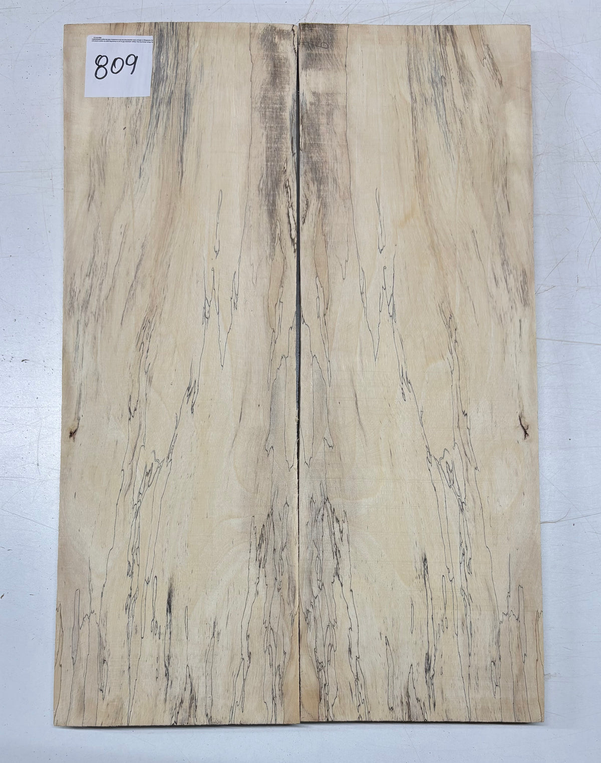 Spalted Tamarind Guitar Carved Top - 22-1/4” x 7-1/2” x 7/8” #809 Exotic Wood Zone 