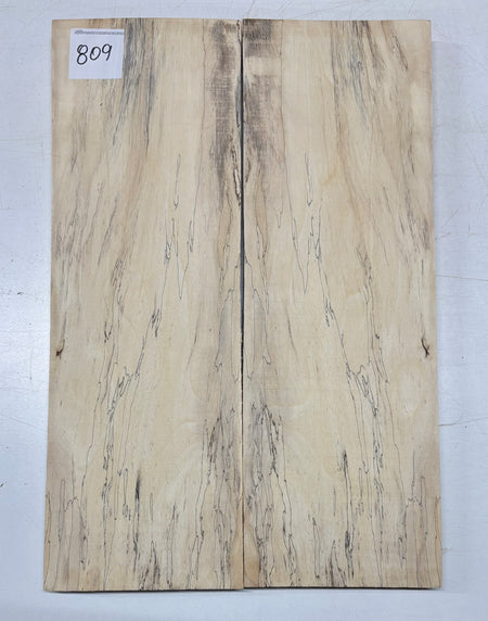 Spalted Tamarind Guitar Carved Top - 22-1/4” x 7-1/2” x 7/8” #809 Exotic Wood Zone 