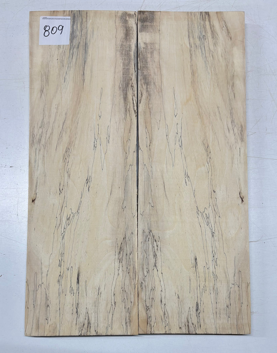 Spalted Tamarind Guitar Carved Top - 22-1/4” x 7-1/2” x 7/8” #809 Exotic Wood Zone 