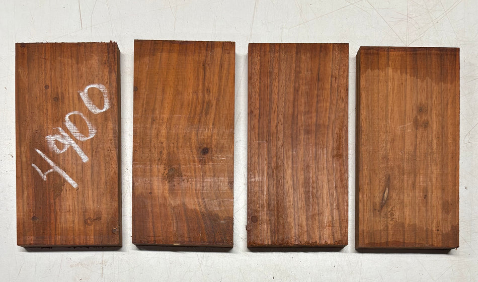 4 Pack, Padauk Thin Stock Lumber 8"x4"x3/4"#4900