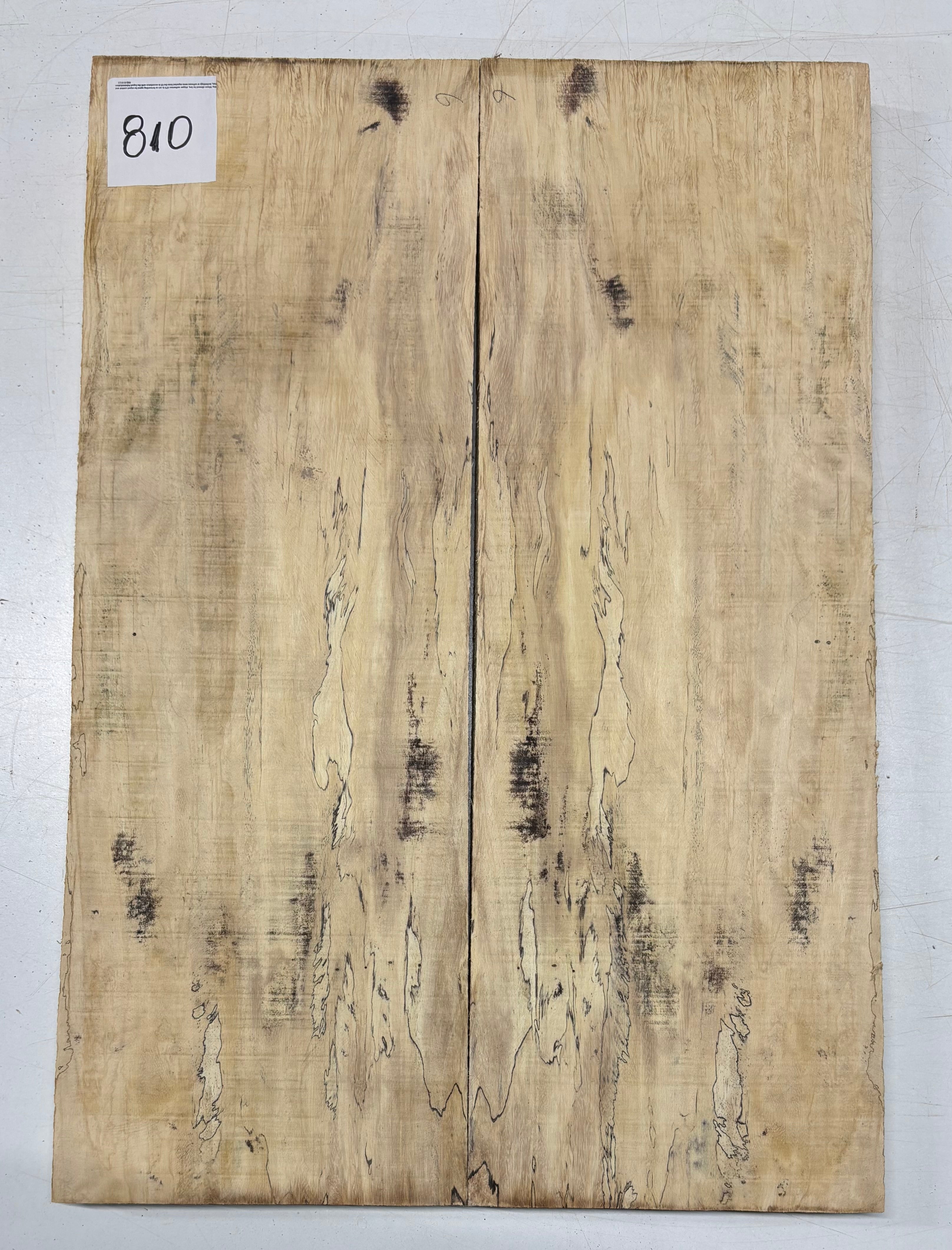 Spalted Tamarind Guitar Carved Top - 22-1/4” x 7-1/2” x 7/8” #810 Exotic Wood Zone 