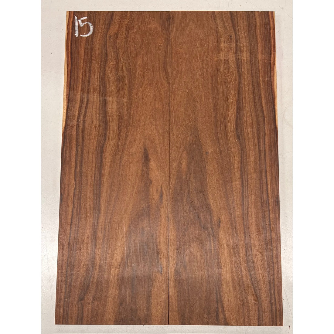 Granadillo Bookmatched Guitar Drop Tops 21" x 7-1/4" x 3/8" #15 - Exotic Wood Zone - Buy online Across USA 