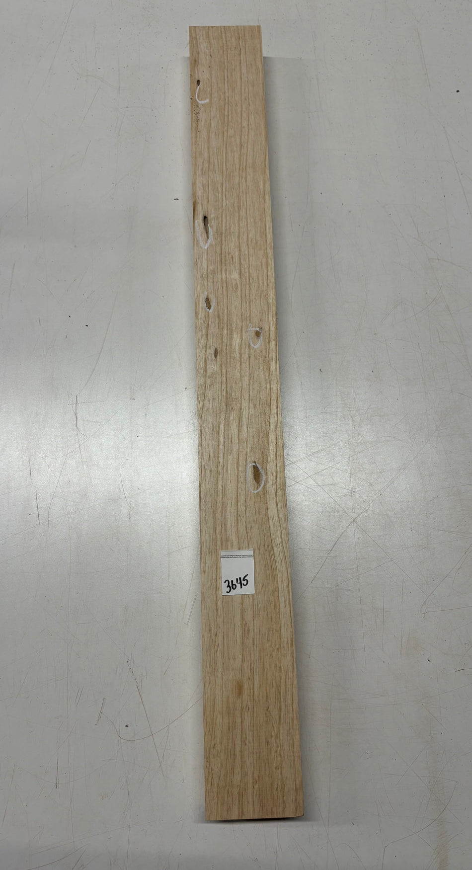 1 Piece, Swamp Ash, Lumber Board Blank 35" x 3-1/2" x 1-7/8"#3645